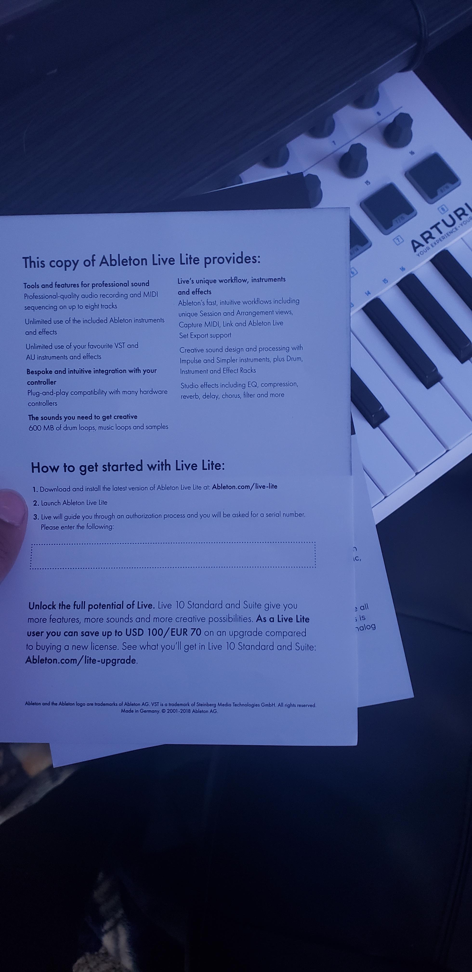 Ableton download registration code free online